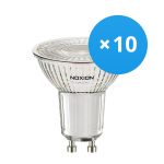 Monipakkaus 10x Noxion LED Kohdevalaisin GU10 PAR16 3W 230lm 36D - 830 Lämmin Valkoinen | Himmennettävä - Korvaa 35W