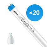 Monipakkaus 20x Philips LED Putki T8 CorePro (EM/Mains) High Output 18W 2000lm - 865 Päivänvalo Valkoinen | 120cm - Korvaa 36W