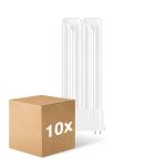 Monipakkaus 10x Ledvance Dulux F LED 20W - 830 Lämmin Valkoinen | 4-Nastaa - Korvaa 36W