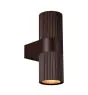 Nordlux Kyklop Seinävalaisin Aluminium Ruosteinen  Up & Down | Sopii 2x GU10
