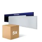 Monipakkaus 5x Noxion LED Paneeli Ecowhite V4.0 28W 3400lm - 840 Kylmä Valkoinen | 120x30cm - Philips driver