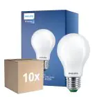 Monipakkaus 10x Philips MASTER LED Lamppu Ultra Efficient E27 Päärynä Matta 4W 840lm - 840 Kylmä Valkoinen | Korvaa 60W